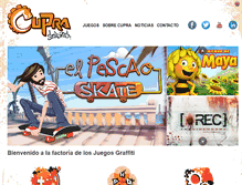 Tablet Screenshot of cuprastudios.com